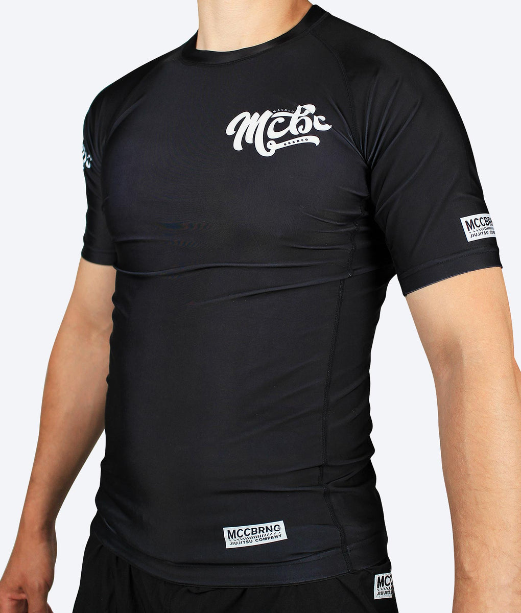 quot MCBC quot black rashguard Macaco Branco