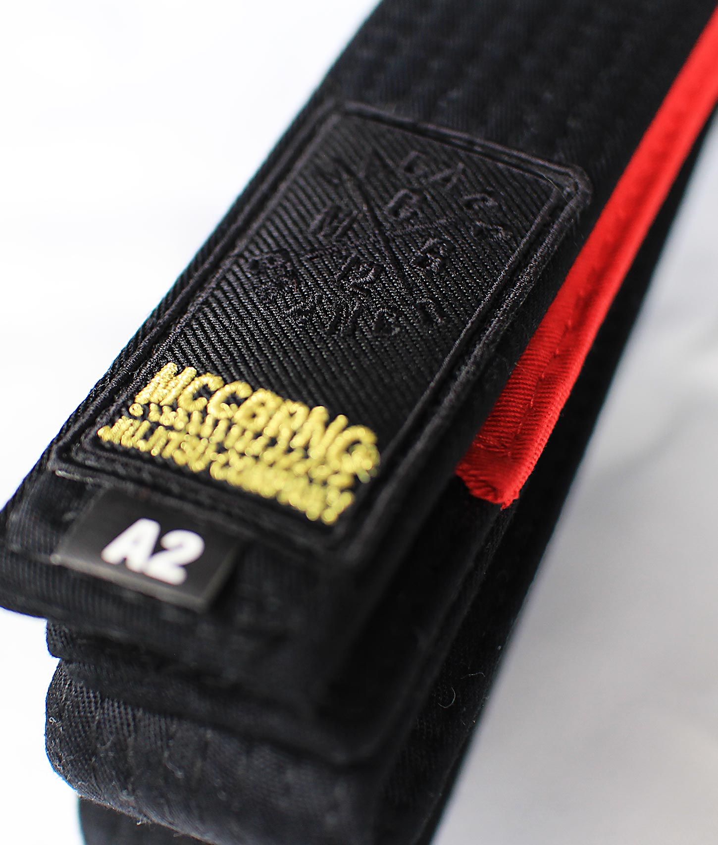 BJJ Belt - Black (Red Bar)