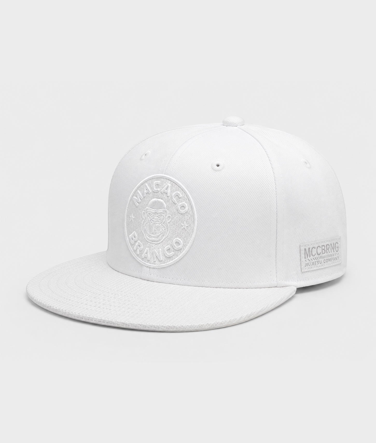 All white snapback