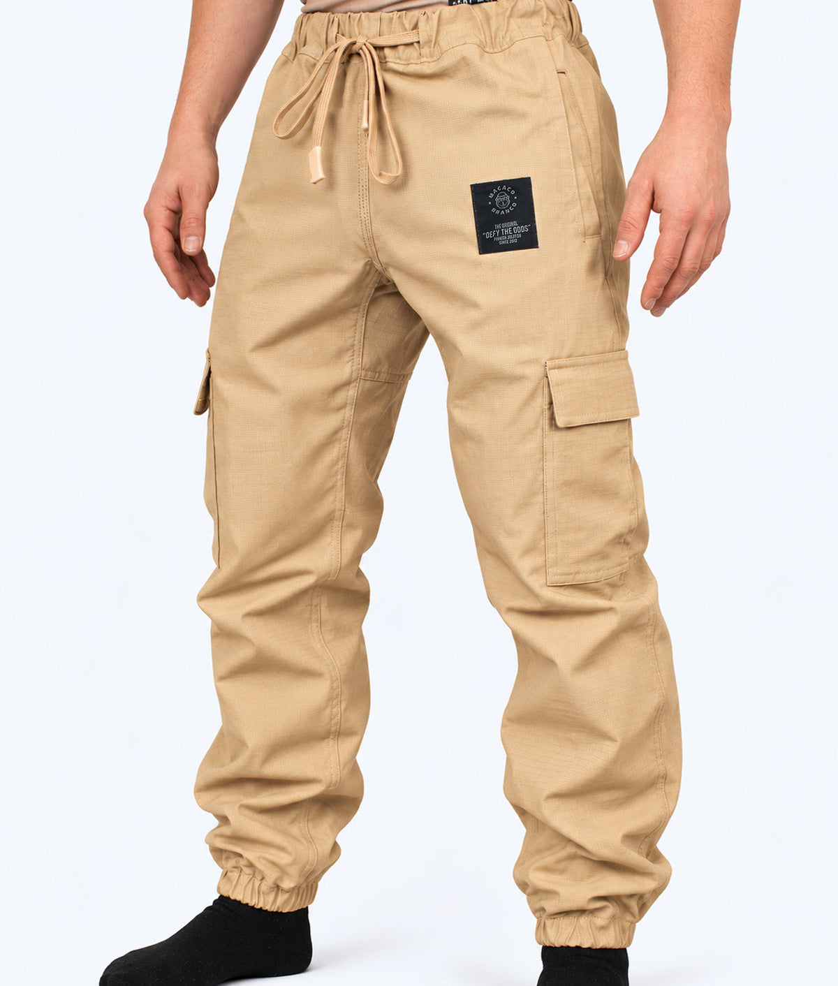 Beige Cargo Pants (Ripstop)