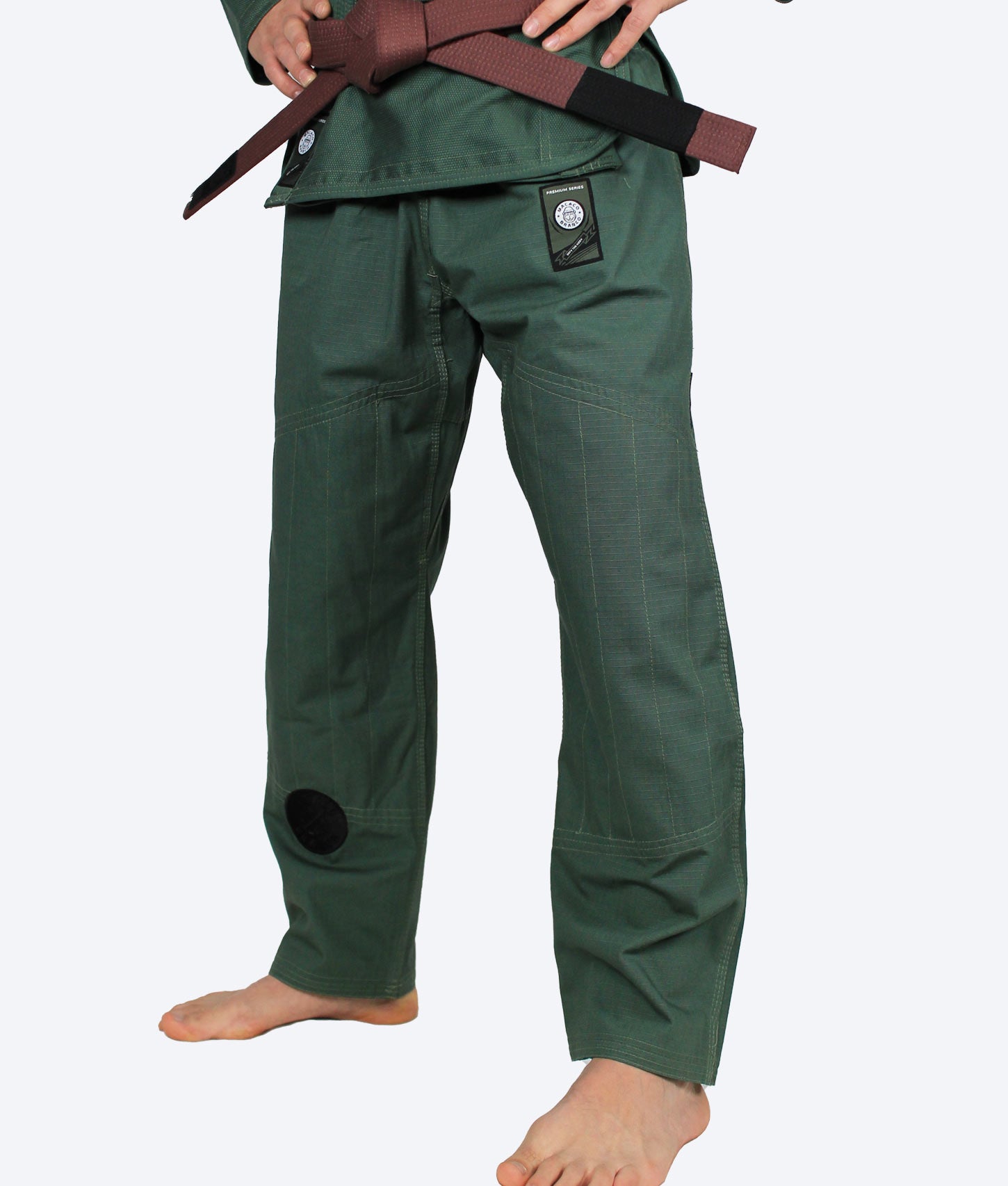 Premium "Vihreä Camo" BJJ puku