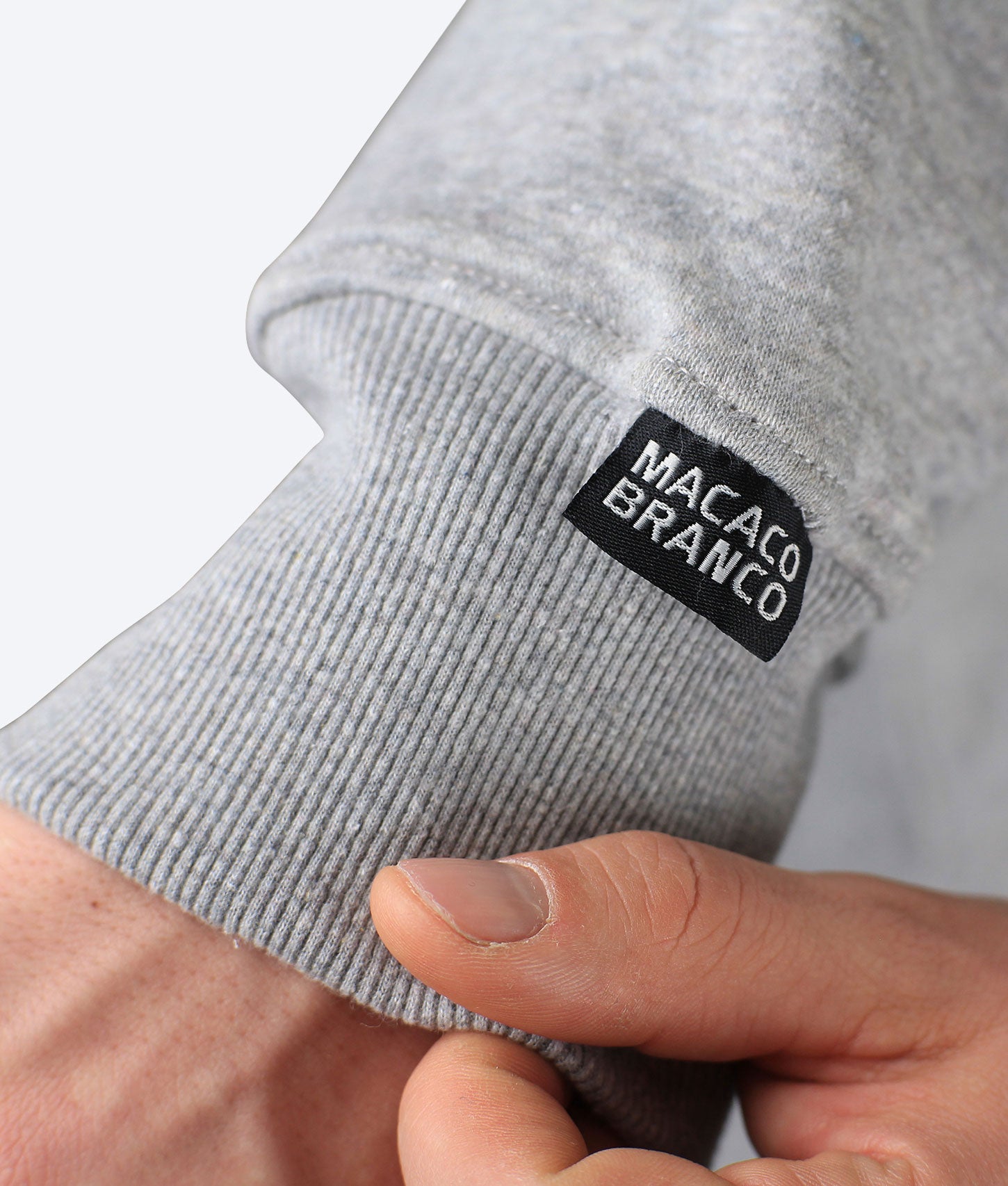 Sudadera con capucha gris