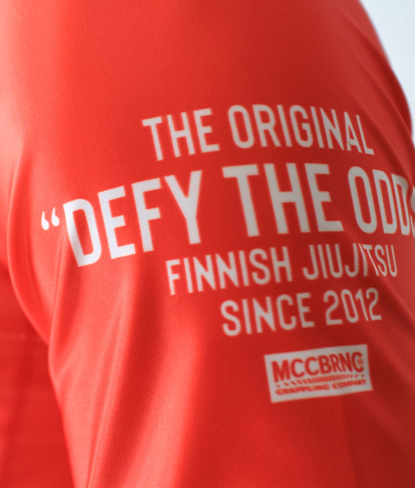 Punainen "MCCBRNC" rashguard