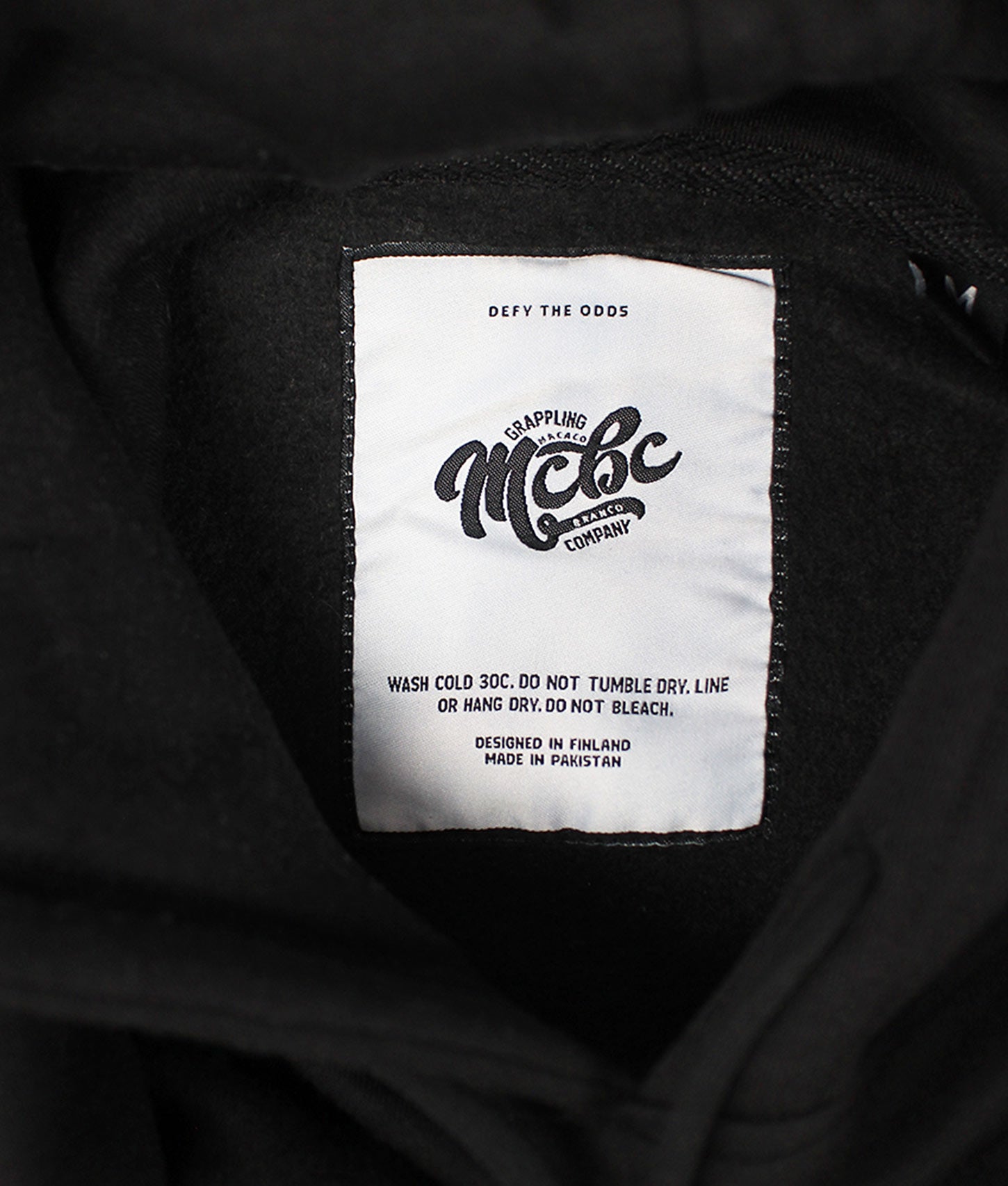 Black heavy Hoodie - MCBC Grappling Company