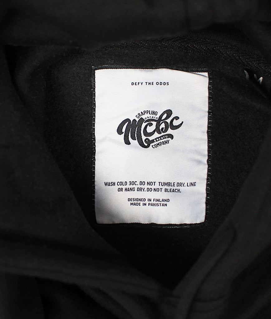 Black heavy Hoodie - MCBC Grappling Company