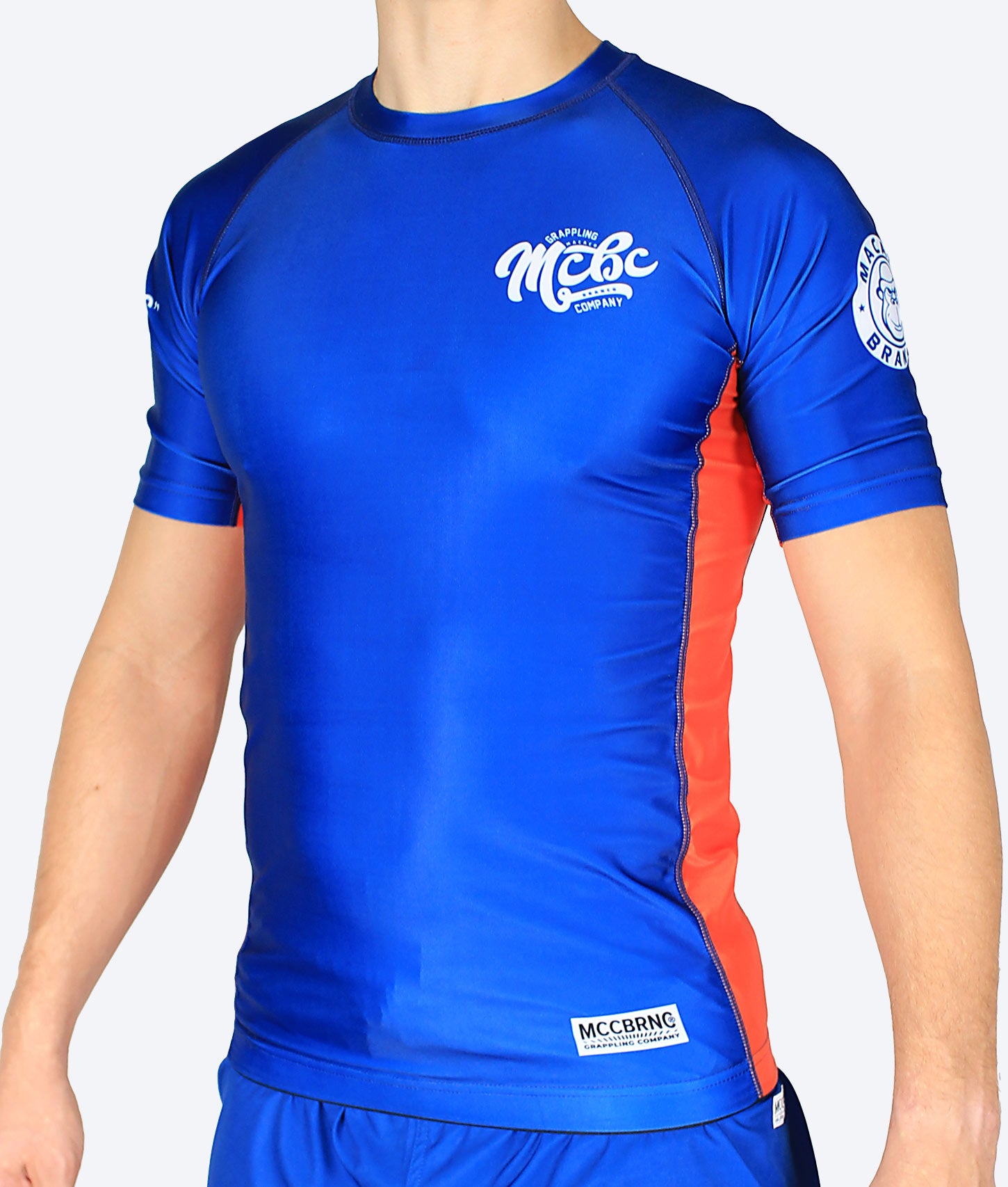 MCBC Rashguard Blue / Orange