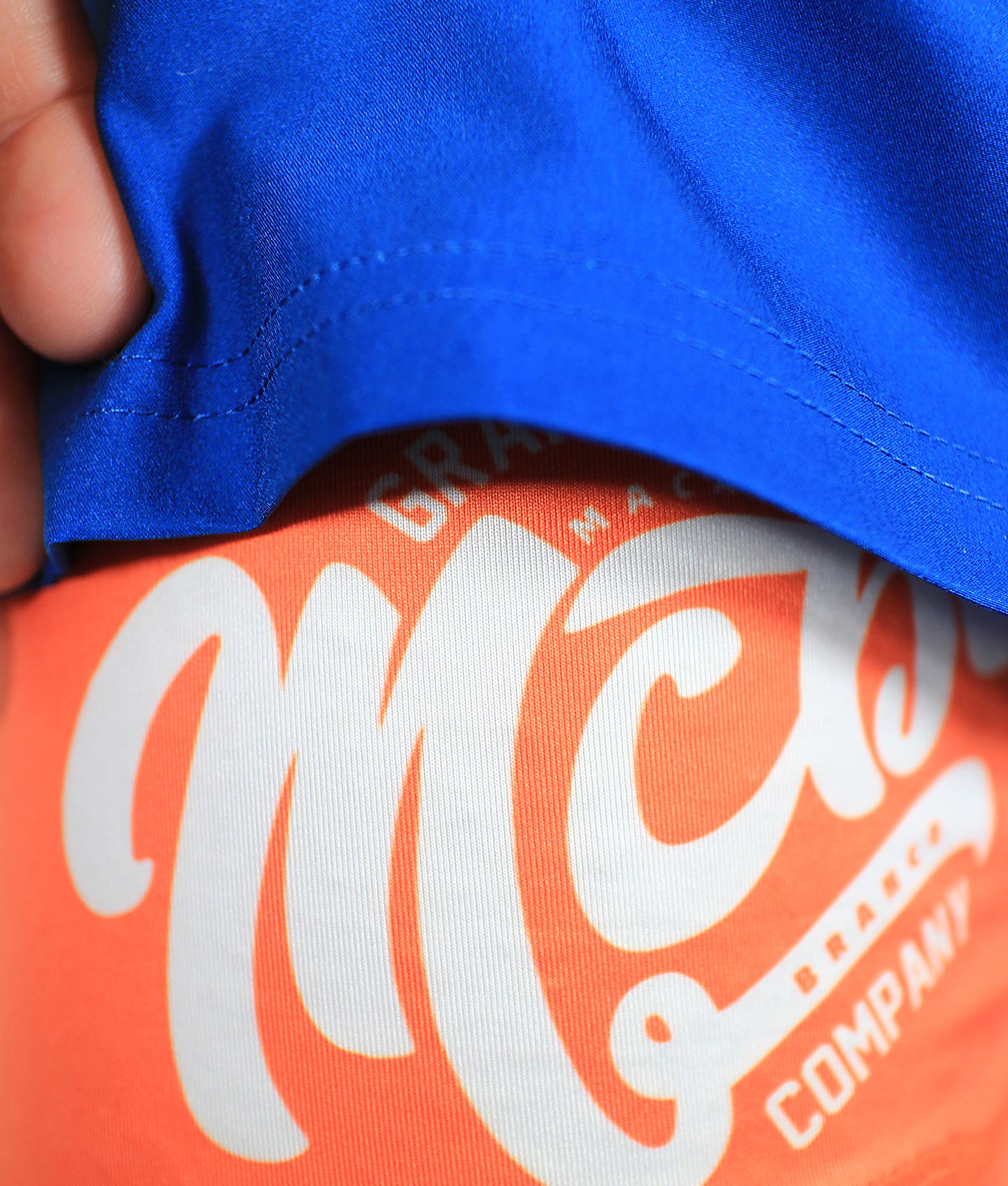 MCBC Blue / Orange "2in1" shorts