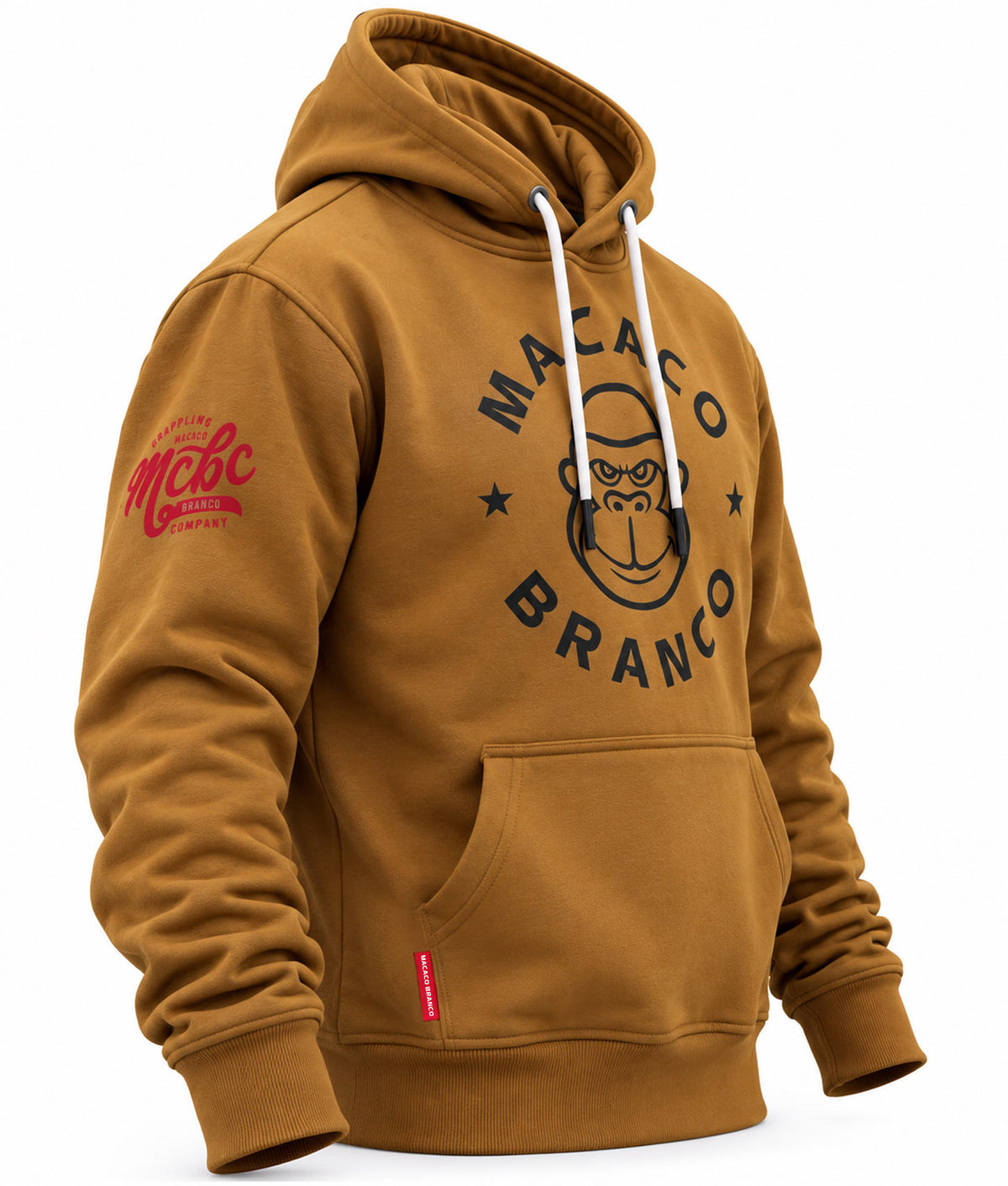 Macaco Branco Premium Heavyweight Hoodie