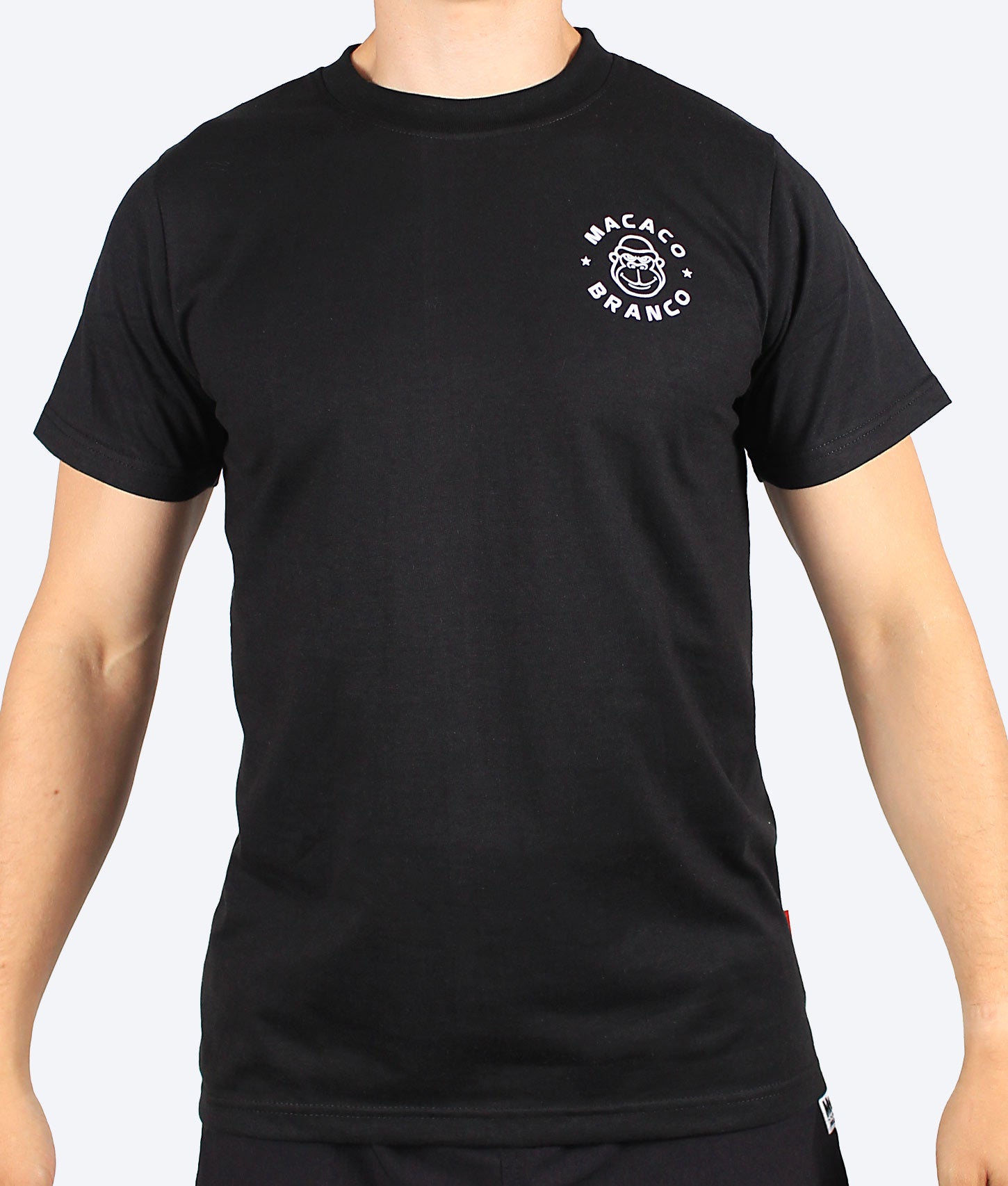 T-shirt Black - Macaco Branco