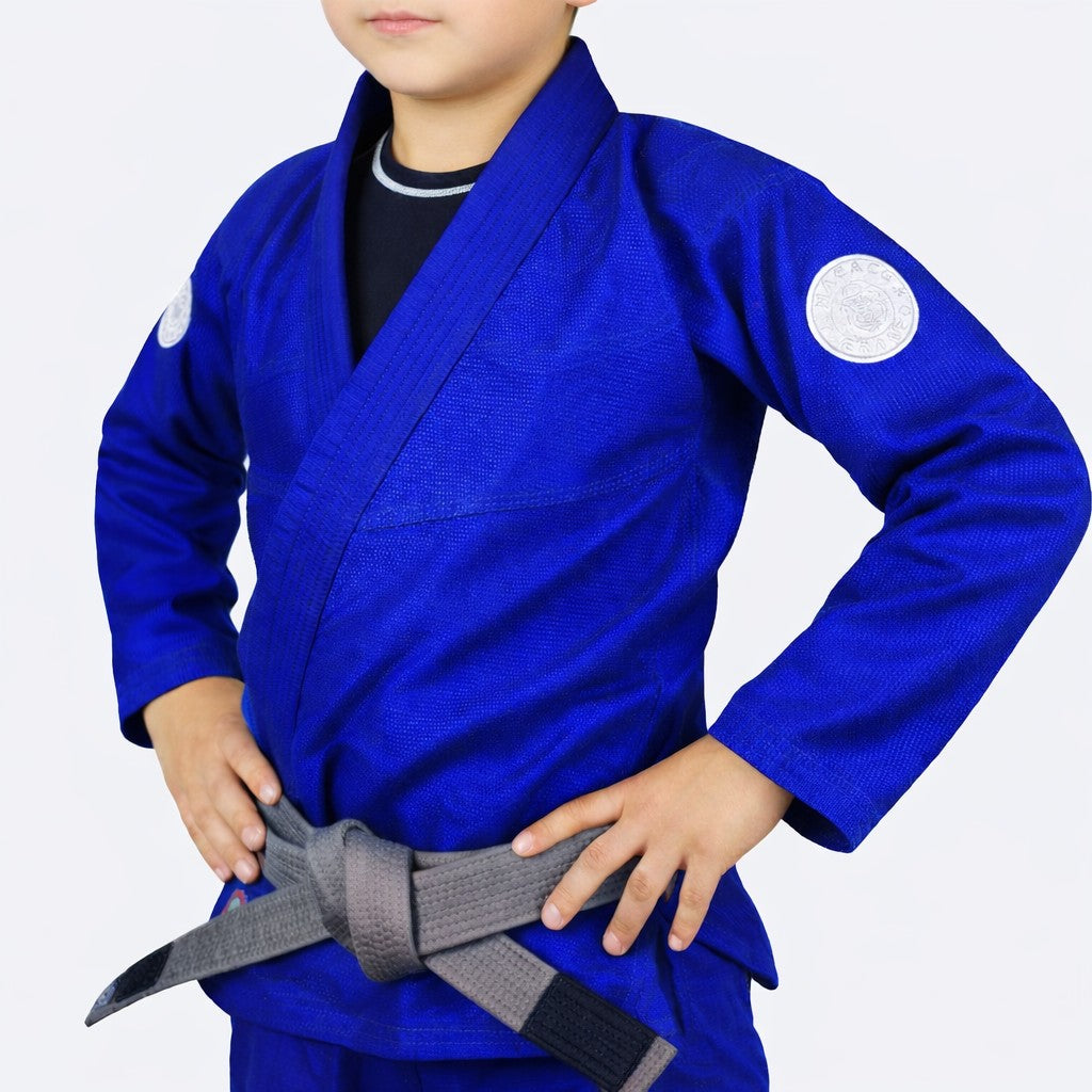 Lasten Basic 380 sininen BJJ puku