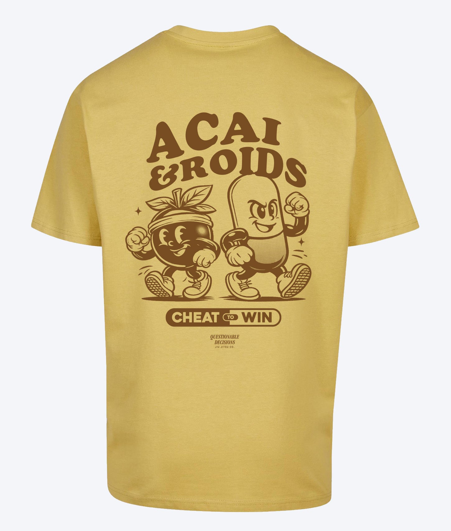 Paksu oversize T-paita "Acai & Roids"