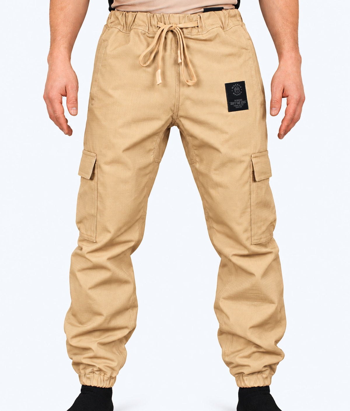 Beige Cargo Pants (Ripstop)