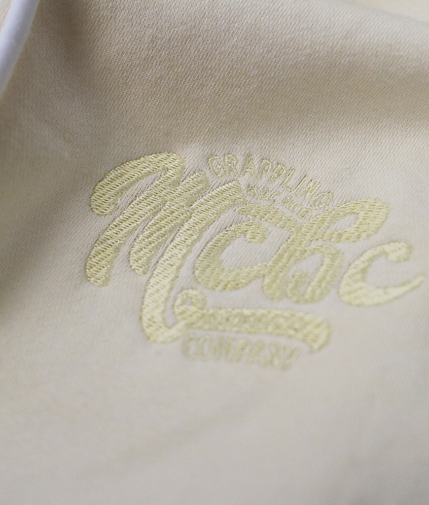 Cream heavy Hoodie - MCBC Grappling Company