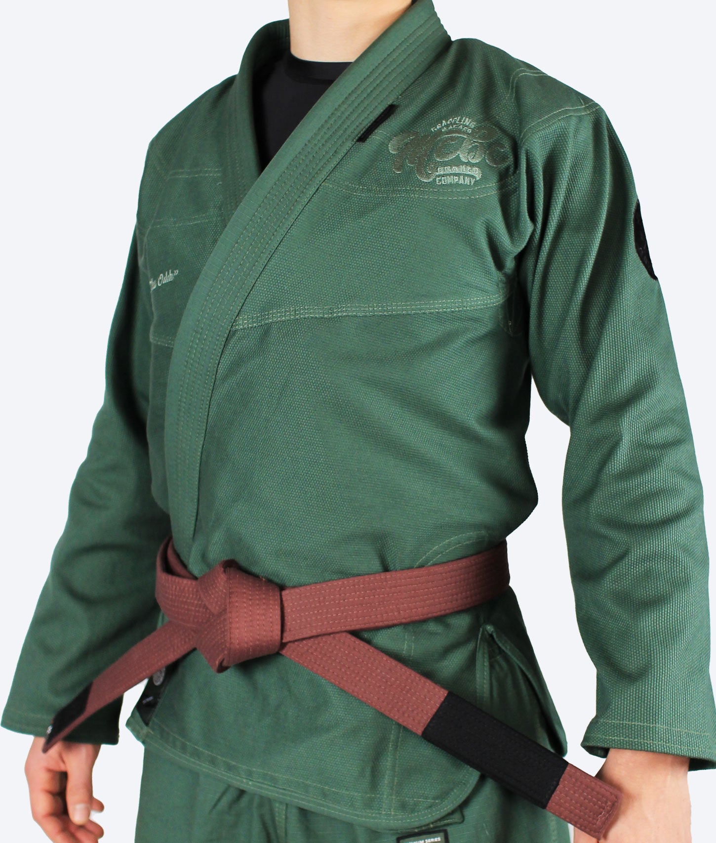 Premium "Vihreä Camo" BJJ puku