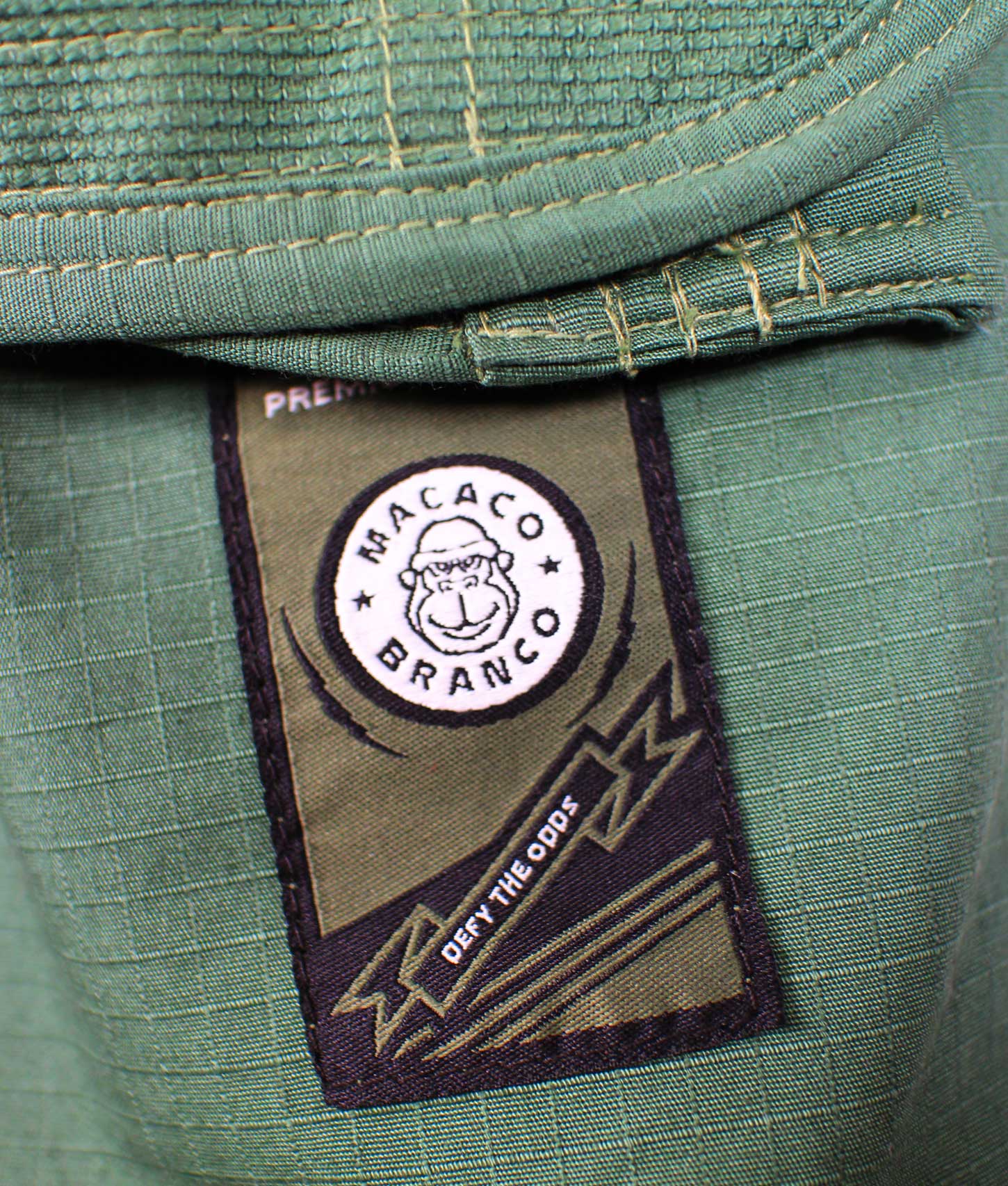 Premium "Vihreä Camo" BJJ puku