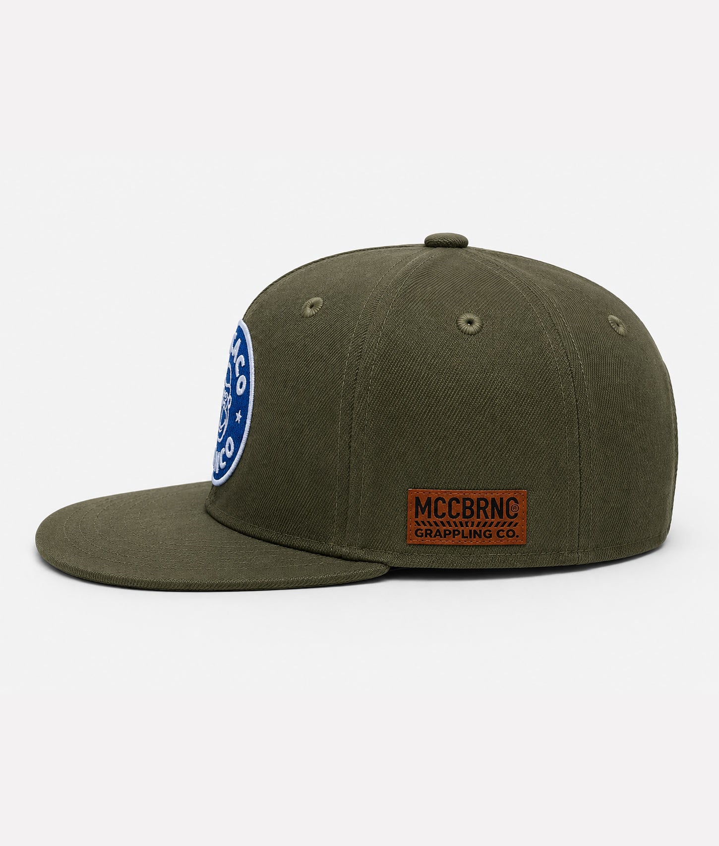 Olive / Blue snapback