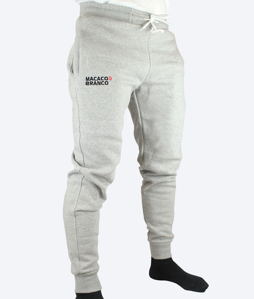 Grey College Pants - Macaco Branco