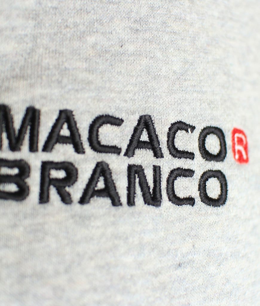 Grey College Pants - Macaco Branco