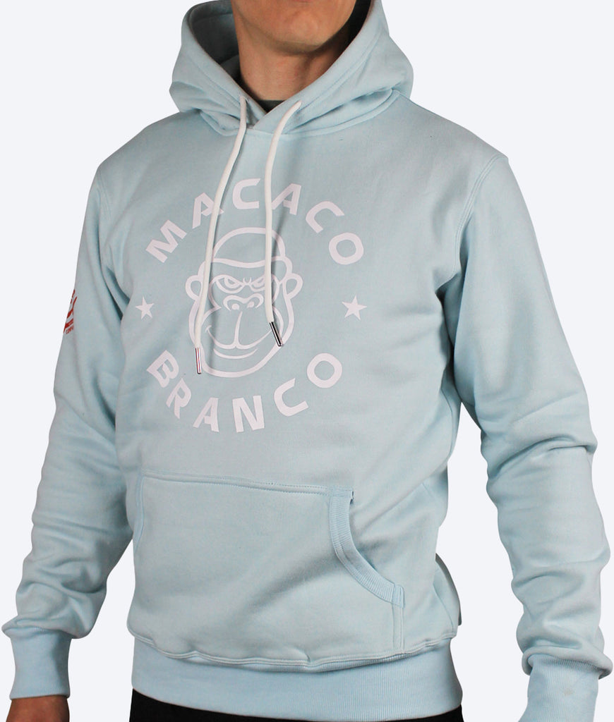 Torquoise heavy Hoodie - Macaco Branco