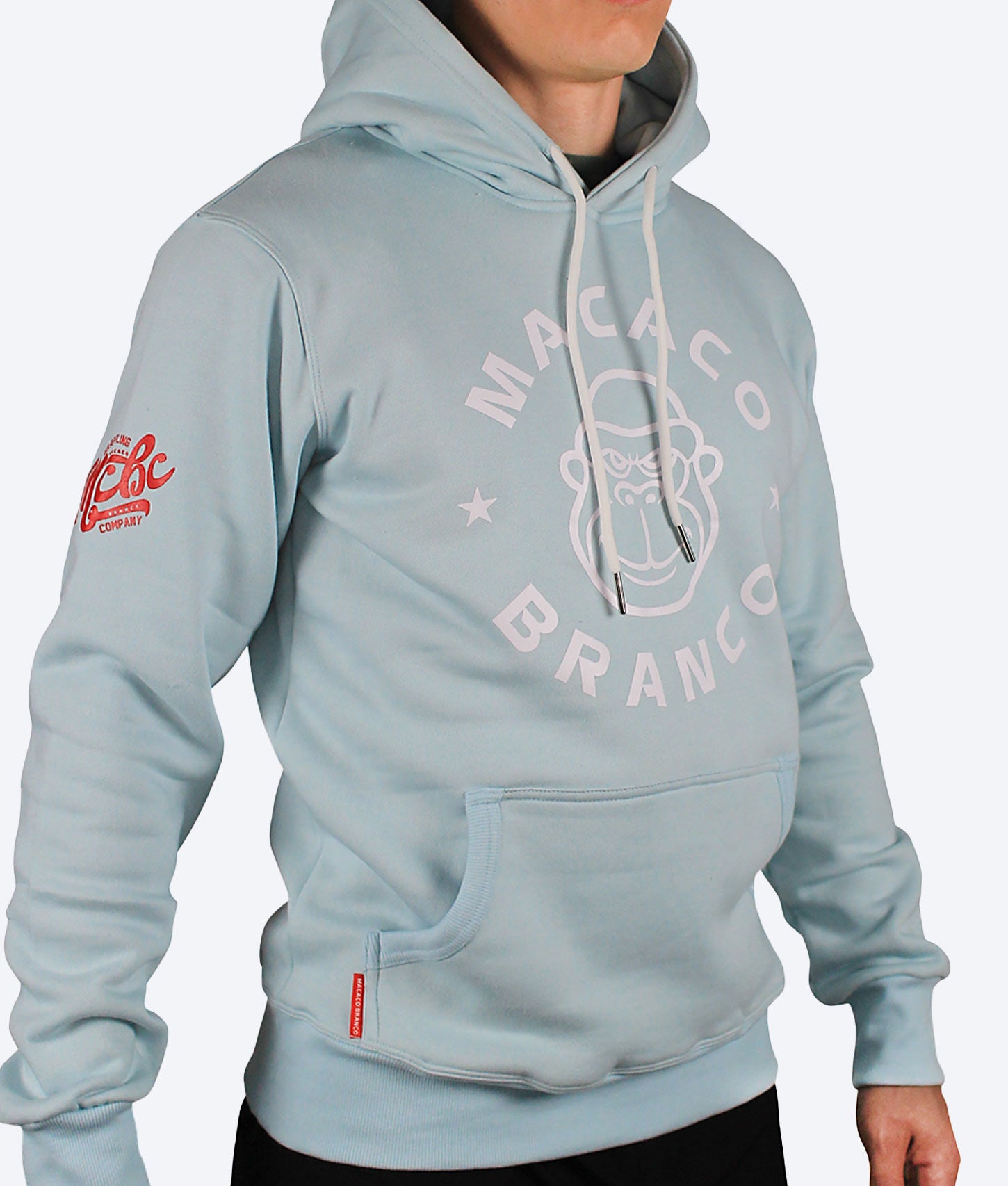 Torquoise heavy Hoodie - Macaco Branco