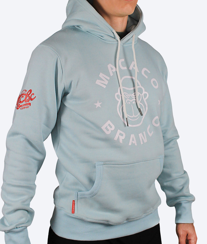 Torquoise heavy Hoodie - Macaco Branco