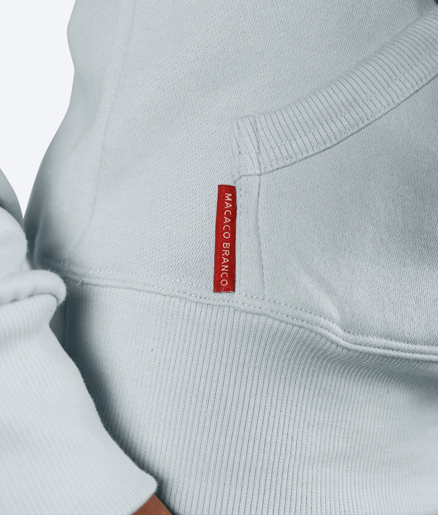 Torquoise heavy Hoodie - Macaco Branco