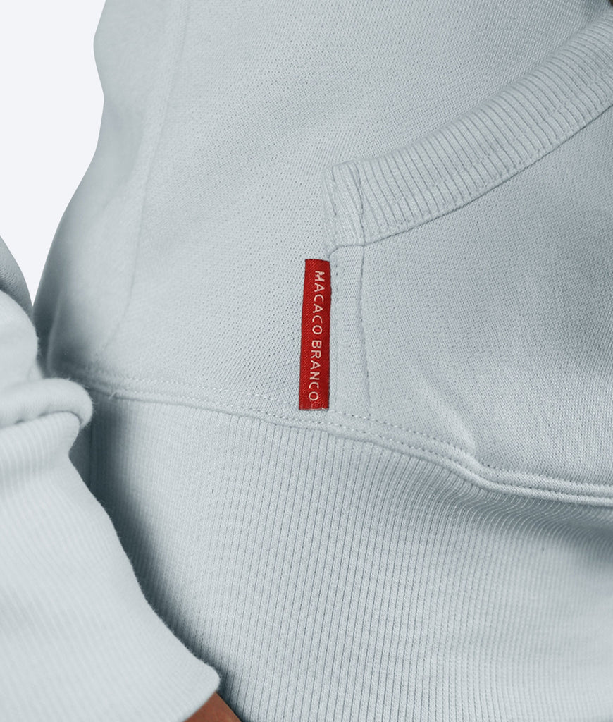 Torquoise heavy Hoodie - Macaco Branco