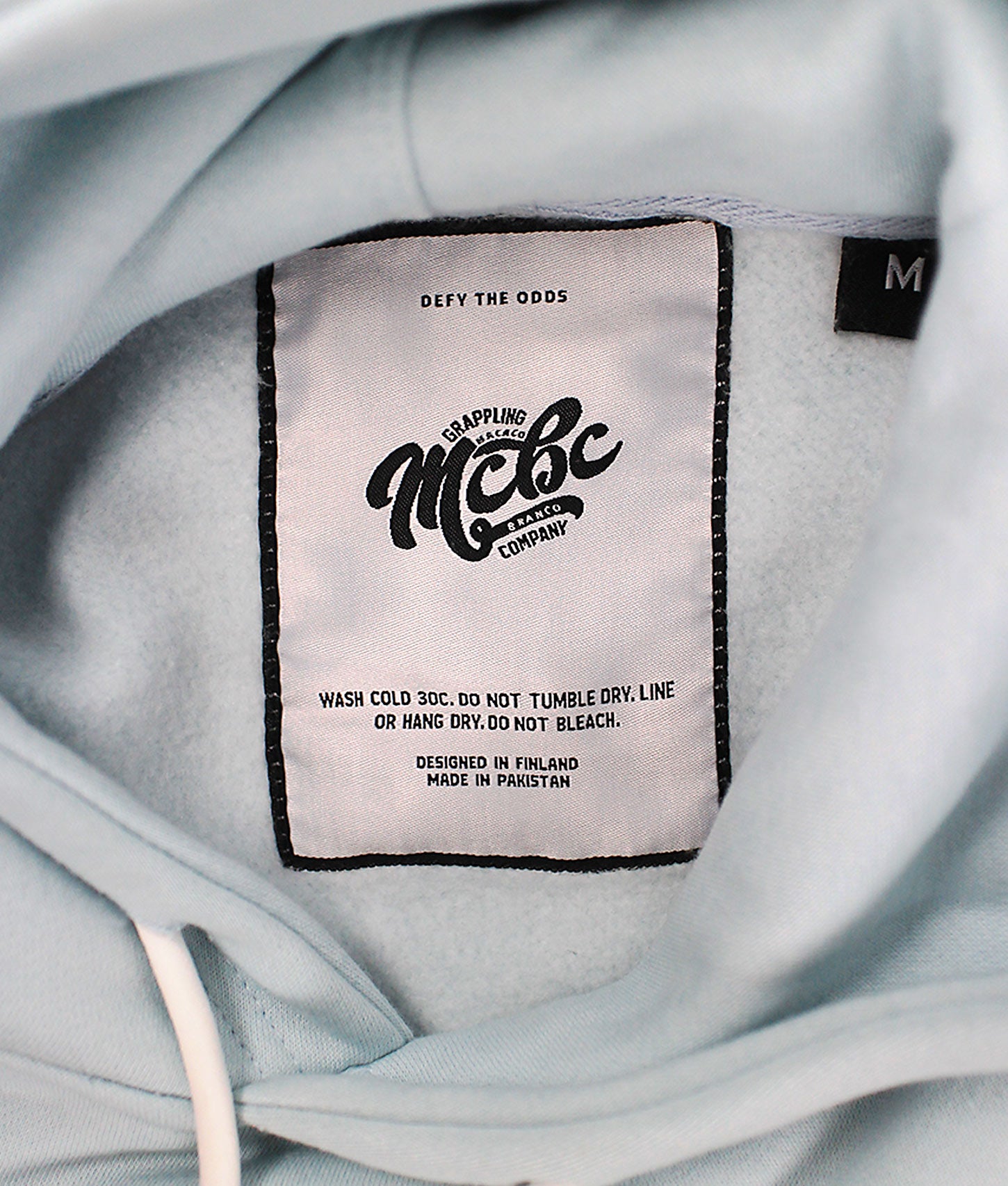 Torquoise heavy Hoodie - Macaco Branco