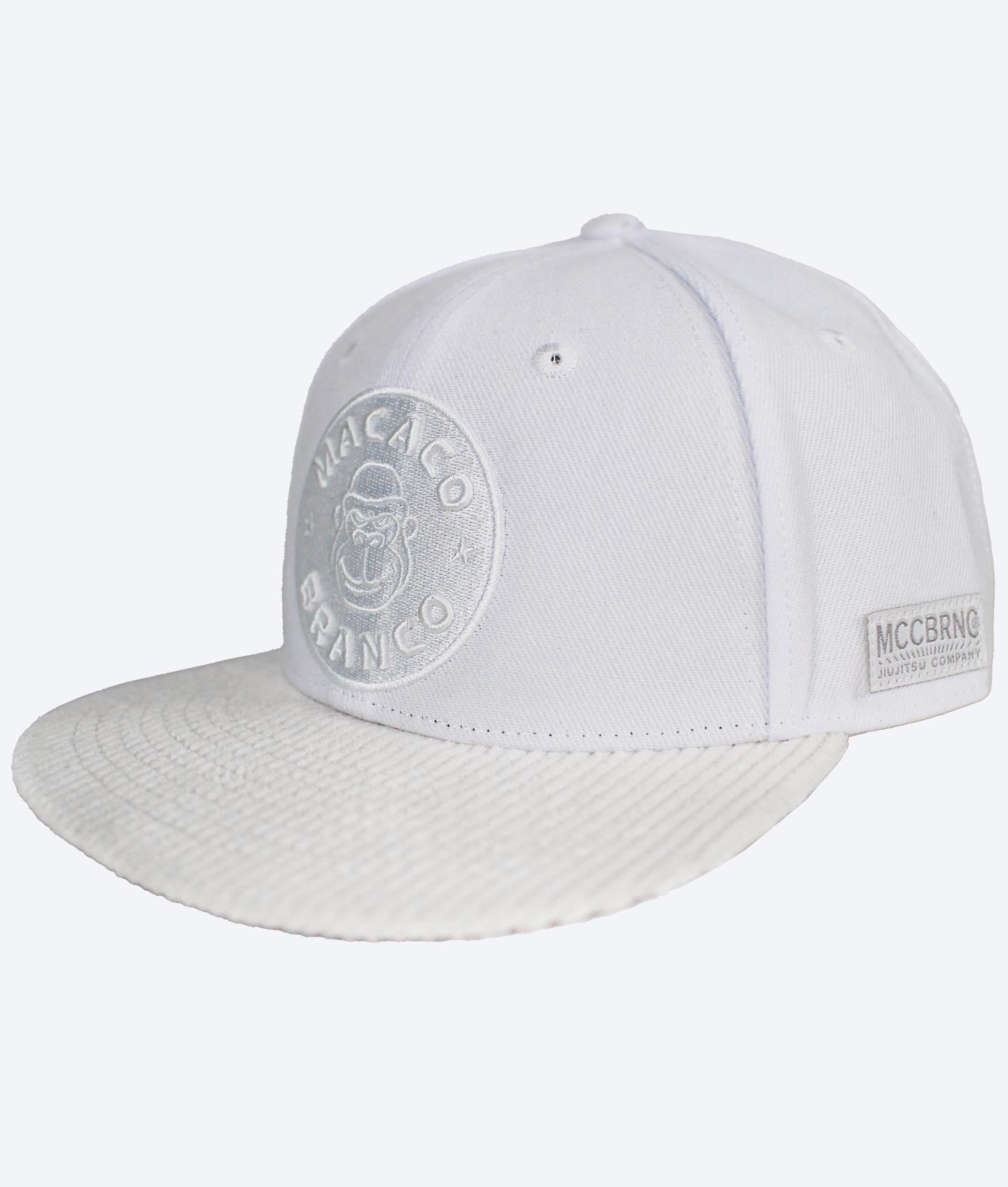 All white snapback