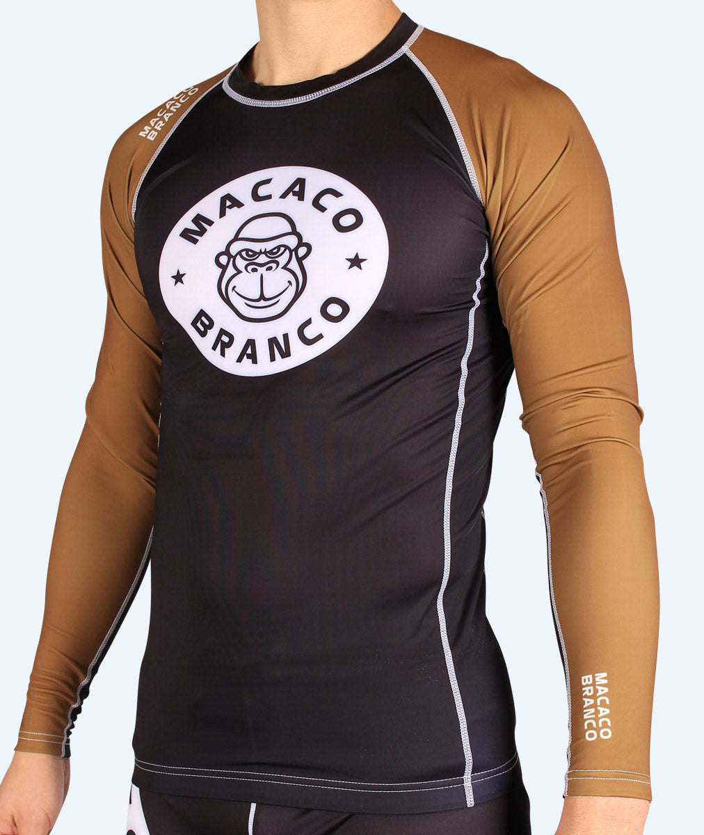 Rash Guard Long Sleeve "Brown"