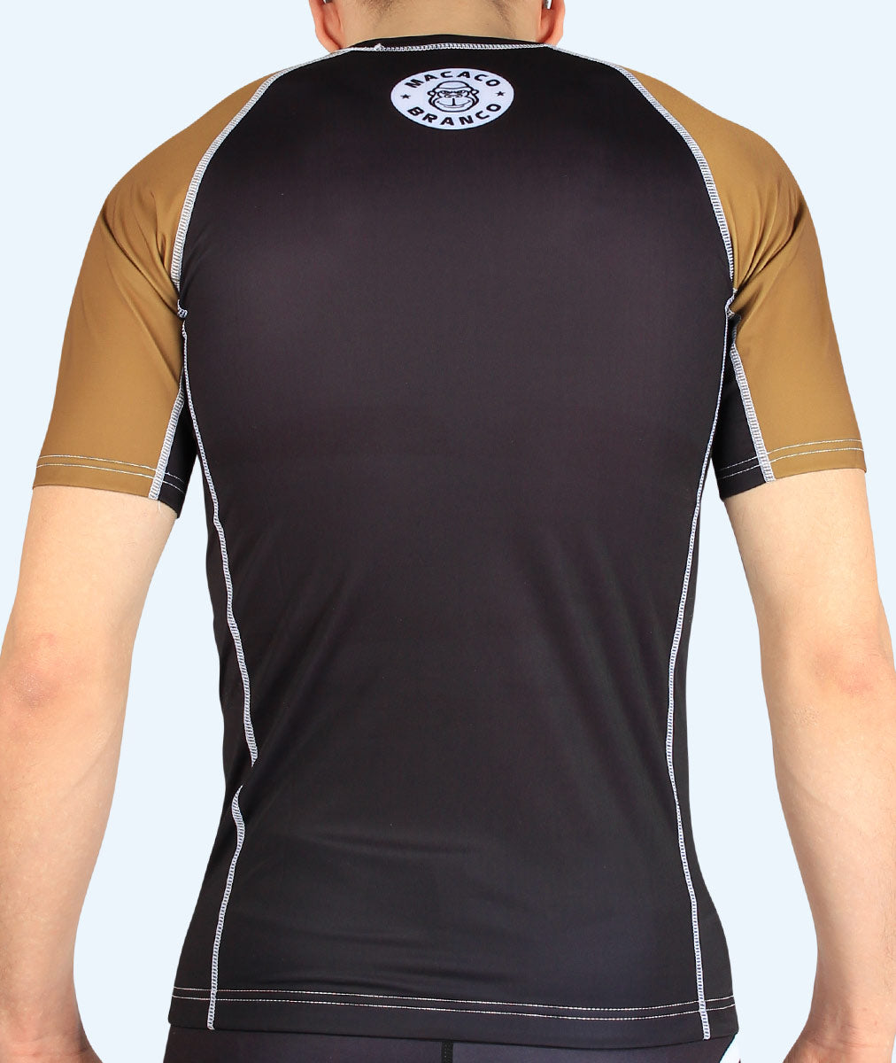 Rash Guard Short Sleeve "Brown"