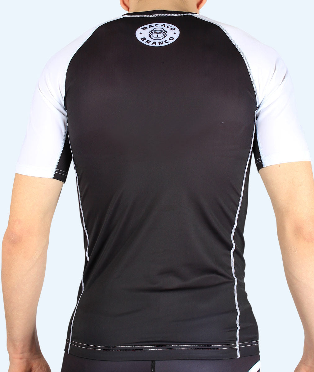 Rash Guard Short Sleeve "White"